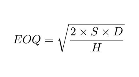 Economic Order Quantity Formula