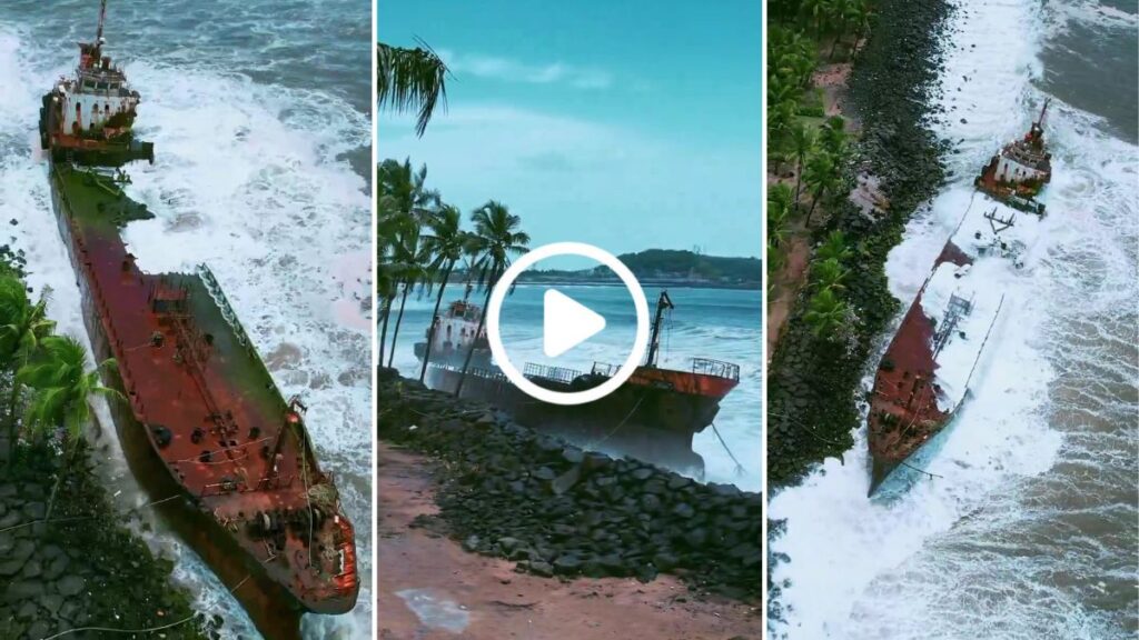 Mysterious Shipwreck at Mirya Beach